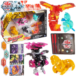 BAKUGAN BATTLE AMP EVOLUTIONS FIGURKI BITEWNE KULE 5w1 KARTY ENOCH TALAN