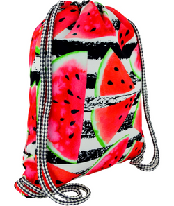 WOREK NA BUTY PLECAK NA SZNURKACH ST.RIGHT SO-11 WATERMELON ARBUZY 45x38 cm