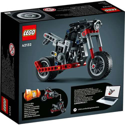  LEGO TECHNIC MOTOCYKL MOTOR CHOPPER KLOCKI 2W1 42132 MAŁY INŻYNIER
