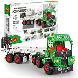 MAŁY KONSTRUKTOR 10w1 SUPER TRUCK ALEXANDER METALOWY POJAZD KONSTRUKCYJNY