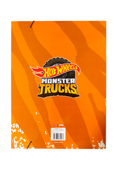 TECZKA Z GUMKĄ A4 HOT WHEELS AUTO KARTONOWA SZKOLNA NA RYSUNKI DOKUMENTY