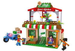 KLOCKI BLOCKI MYGIRLS PIZZERIA LARY 264EL KB0120