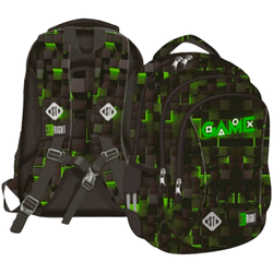PLECAK SZKOLNY TRZYKOMOROWY LEKKI 22L ST.RIGHT BP-77 DLA GRACZA GREEN GAME