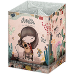 ORGANIZER NA BIURKO PRZYBORNIK ANEKKE Z GITARĄ KWADRATOWY KARTONOWY ARGUS