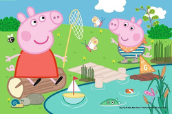 PUZZLE 54 ELEMENTY MINI ŚWINKA PEPPA UKŁADANKA DLA DZIECI 19625 TREFL