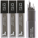 WKŁADY DO OŁÓWKA AUTOMATYCZNEGO GRAFITY HB 0.7mm 36 szt. Q-CONNECT - 3 op.