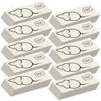 GUMKA DO ŚCIERANIA MAZANIA OŁÓWKA MYSZKA BIAŁA ELASTYCZNA INTERDRUK - 10szt