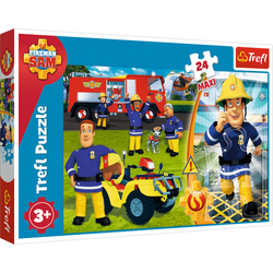 PUZZLE MAXI DZIELNY STRAŻAK SAM 24 EL TREFL 14290
