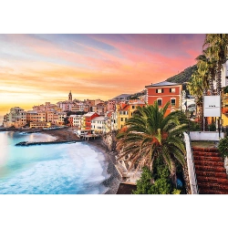 PUZZLE 1000 ELEMENTÓW BOGLIASCO LIGURIA WŁOCHY UKŁADANKA TREFL 10956