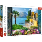 PUZZLE 1000 ELEMENTÓW WIDOK NA JEZIORO COMO UKŁADANKA - TREFL 10951