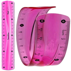 LINIJKA ELASTYCZNA FLEXI 20 cm BAMBINO ST. MAJEWSKI GIĘTKA NIEŁAMLIWA