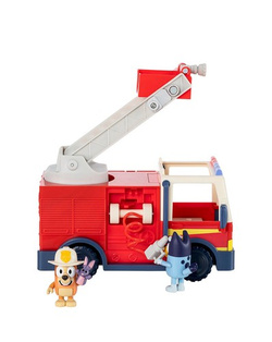 BLUEY STRAŻ POŻARNA WÓZ STRAŻACKI Z DRABINĄ FIGURKI BLUEY FIRETRUCK
