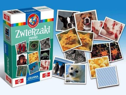 GRA EDUKACYJNA MEMO ZWIERZAKI MEMORY PAMIĘĆ GRANNA