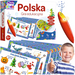 GRA PLANSZOWA EDUKACYJNA POLSKA MAGICZNY OŁÓWEK 100 PYTAŃ TREFL 02114