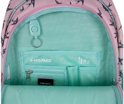 PLECAK SZKOLNY MŁODZIEŻOWY ASTRA HEAD PASTELOWE OMBRE TAŃCZĄCE JASKÓŁKI