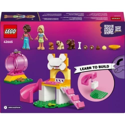 LEGO FRIENDS PLAC ZABAW DLA SZCZENIACZKÓW PIESKI SARA KLOCKI FIGURKI 42665