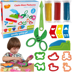 CIASTOLINA MASA PLASTYCZNA Z WYCISKARKĄ SMILY PLAY POBUDZA KREATYWNOŚĆ