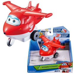SUPER WINGS POJAZD SAMOLOT JETT DŻETEK Z NAPĘDEM