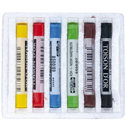 PASTELE SUCHE ZESTAW ARTYSTYCZNY KOH-I-NOOR TOISON DOR KREDKI 18 KOLORÓW