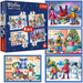 PUZZLE 4w1 TREFLIKI RATUJĄ ŚWIĘTA U TREFLIKÓW PADA ŚNIEG TREFL 34657
