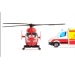 MERCEDES-BENZ AMBULANS HELIKOPTER RATUNKOWY ZESTAW METALOWY SIKU 1748