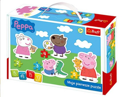 PUZZLE BABY CLASSIC ŚWINKA PEPPA 14 EL - TREFL