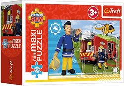PUZZLE MINI MAXI BOHATERSKI STRAŻAK SAM 20 ELEMENTÓW UKŁADANKA TREFL 21115