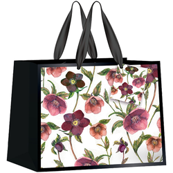 TOREBKA PREZENTOWA OZDOBNA PAPIEROWA 32.5x26x13cm INTERDRUK KWIATY CIĘTE