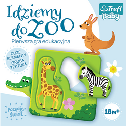 GRA EDUKACYJNA UKŁADANKA IDZIEMY DO ZOO - TREFL