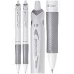 DŁUGOPIS OLEJOWY ACROBALL M WHITE CZARNY WKŁAD 1,0mm PILOT - 2 sztuki