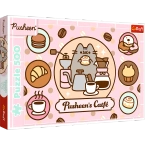 PUZZLE 500 ELEMENTÓW PUSHEEN W KAWIARNI KOTEK UKŁADANKA 37528 TREFL