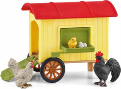 SCHLEICH FARM WORLD KOGUT KURA PISKLE KURNIK FARMA ZWIERZĘTA FIGURKI KUREK