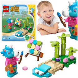 LEGO ANIMAL CROSSING JULIAN I PLAŻOWY OBRAZ SASZETKA FIGURKA 30703