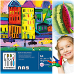 BLOK DO MALOWANIA CREATINIO A4 BIAŁY 20 KARTEK 120g DO SZKICOWANIA TOP 2000