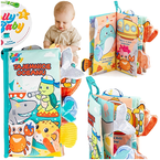 KSIĄŻECZKA SENSORYCZNA MATERIAŁOWA EDUKACYJNA ZWIERZĄTKA TAJEMNICE OCEANU