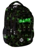 PLECAK SZKOLNY TRZYKOMOROWY LEKKI 20L ST.RIGHT BP-26 GREEN GAME + NAKLEJKI