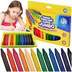 KREDKI ŚWIECOWE ASTRA SUPER JUMBO 12 KOLORÓW EXTRA GRUBE