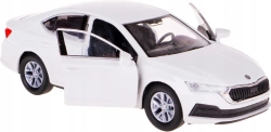 SKODA OCTAVIA BIAŁY METALOWY SAMOCHÓD KOLEKCJONERSKI WELLY 1:34