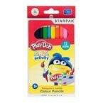 KREDKI OŁÓWKOWE TRÓJKĄTNE JUMBO 12 KOL PLAY DOH