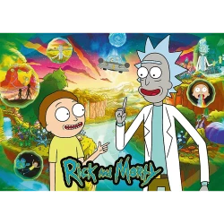 PUZZLE 1000 ELEMENTÓW PREMIUM PLUS RICK I MORTY UKŁADANKA 10838 TREFL