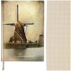 ZESZYT A5 BRULION KRATKA 120 KARTEK W KRATKĘ HOLLAND WIATRAK ASTRA