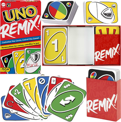 UNO REMIX! GRA KARCIANA IMPREZOWA 112 KART MATTEL