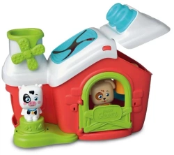 FARMA SENSORYCZNA STODOŁA ZE ZWIERZĘTAMI DOMEK SORTER Z KLOCKAMI CLEMENTONI