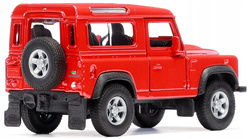 LAND ROVER DEFENDER METALOWE AUTO KOLEKCJONERSKIE WELLY 1:34 CZERWONY