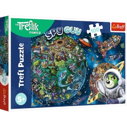 PUZZLE TREFLIKI W KOSMOSIE 100 EL. UKŁADANKA DLA DZIECI TREFL 16496