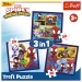 PUZZLE 3W1 SPIDEY PRZYGODY SPIDEYA I PRZYJACIÓŁ UKŁADANKA 34892 TREFL