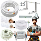 ZESTAW DO MONTAŻU KLIMATYZACJI O MOCY DO 3,6 KW KOMPLET RUR I PRZEWODÓW 3MB