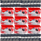 KLIPY BIUROWE DO AKT DOKUMENTÓW OFFICE PRODUCTS 15mm CZARNE 108 SZTUK