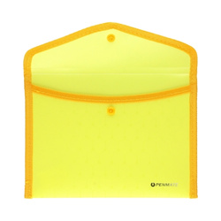 KOPERTA A5 NA DOKUMENTY TECZKA NA ZATRZASK PENMATE GRUBA LUX ŻÓŁTA