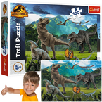 PUZZLE 100 EL. PARK JURAJSKI DINOZAURY UKŁADANKA DLA DZIECI TREFL 16441